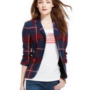 Tommy Hilfiger Classic Plaid Blazer, NWOT!